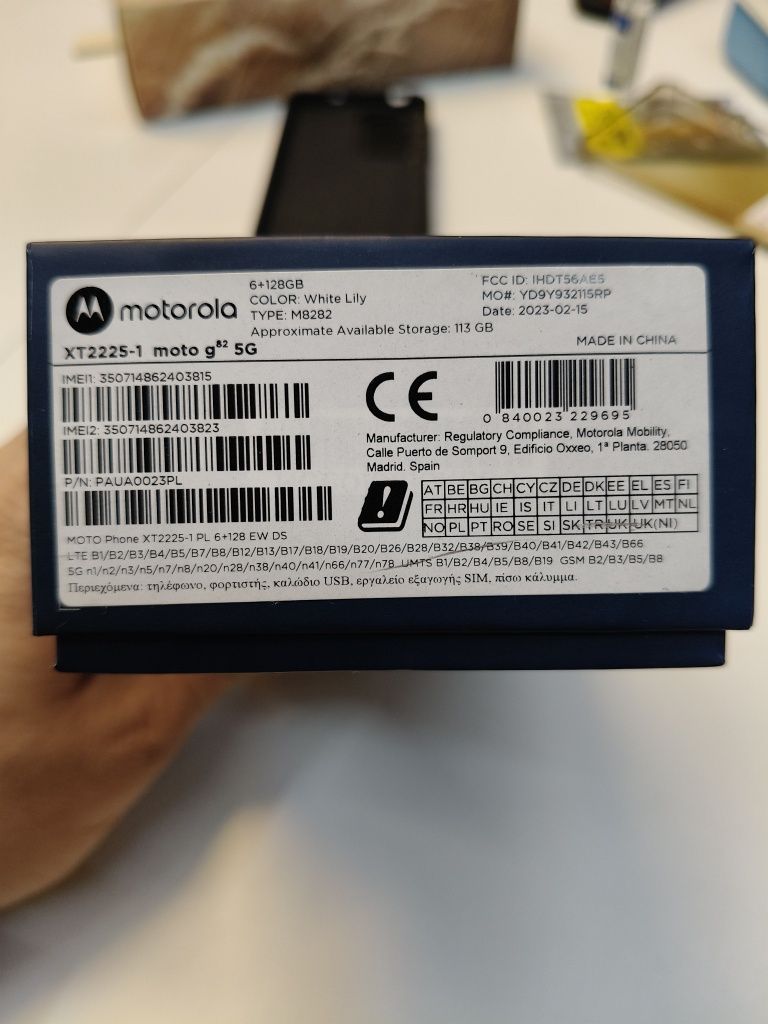 Smartfon Motorola Moto G82 5g