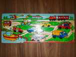 puzzle drewniane samochody