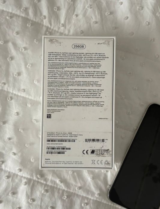 iPhone XS 256GB srebrny silver kondycja baterii 73%