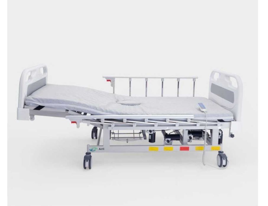 Łóżko Szpitalne Rehabilitacyjne Elektryczne Na Kółkach Pilot Wysięgnik