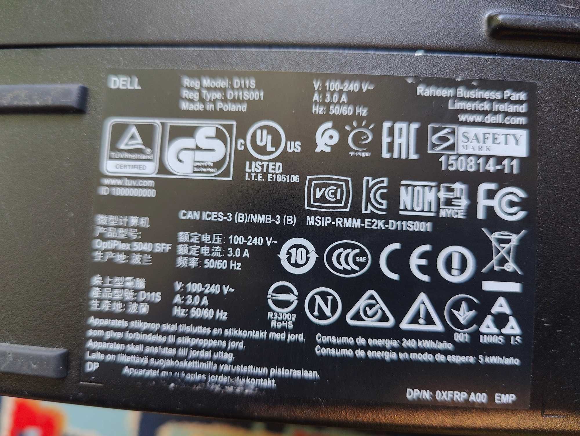 Системный блок Dell OptiPlex 3040 SSF (core i5 6500 8GB SSD 256)