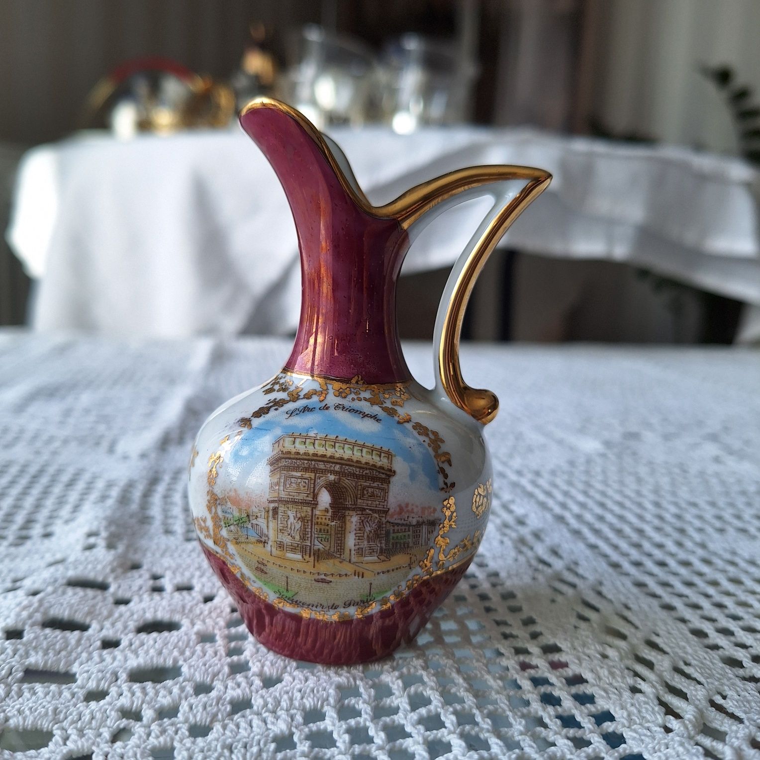 Mini wazonik porcelanowy Francja