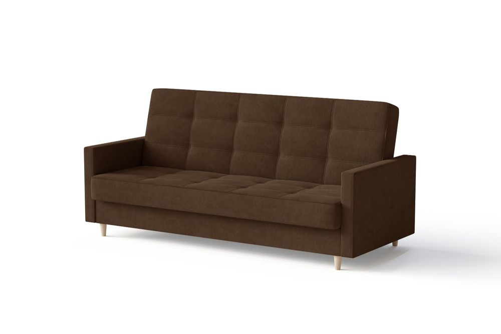 Tania sofa LUMO z funkcją spania i pojemnikiem na pościel