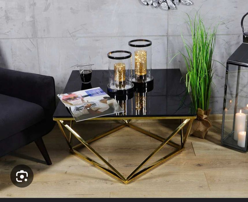 Stolik glamour 80×80 cm