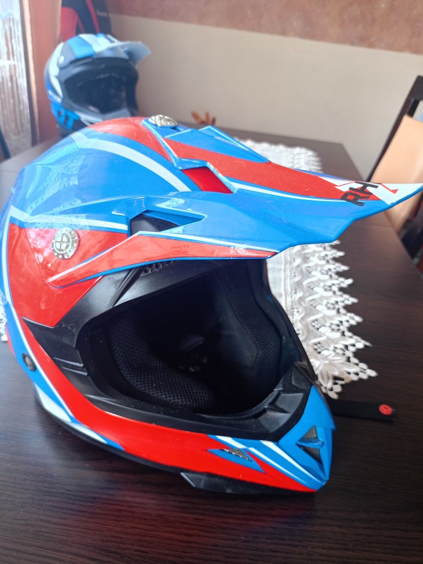 Kask motocyklowy na cross, enduro, quad