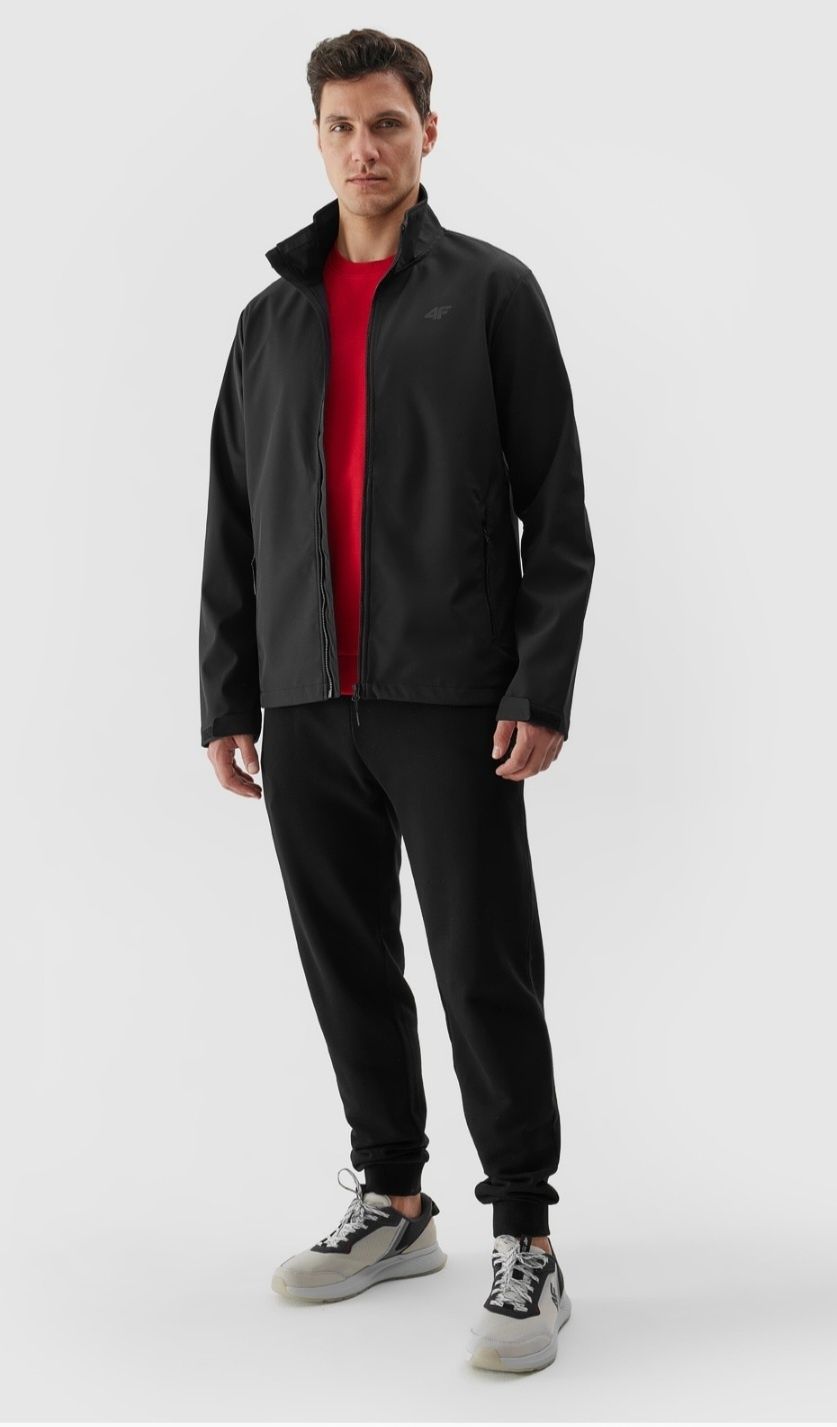 Męska kurtka przeciwwiatrowa bez kaptura typu softshell r. XL