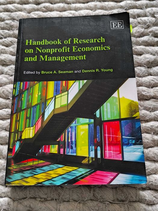 Handbook of Research on Nonprofit Economics and Management B. Seaman