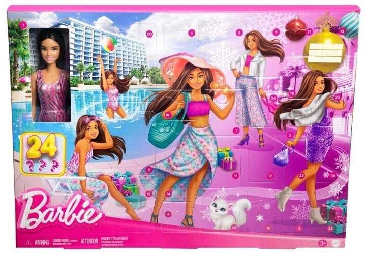 Кукла Барби Адвент календарь с одеждой и аксессуарами Barbie HKB09