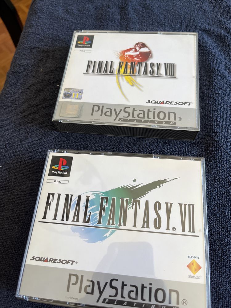 Vendo FF 7 e FF 8 platinum