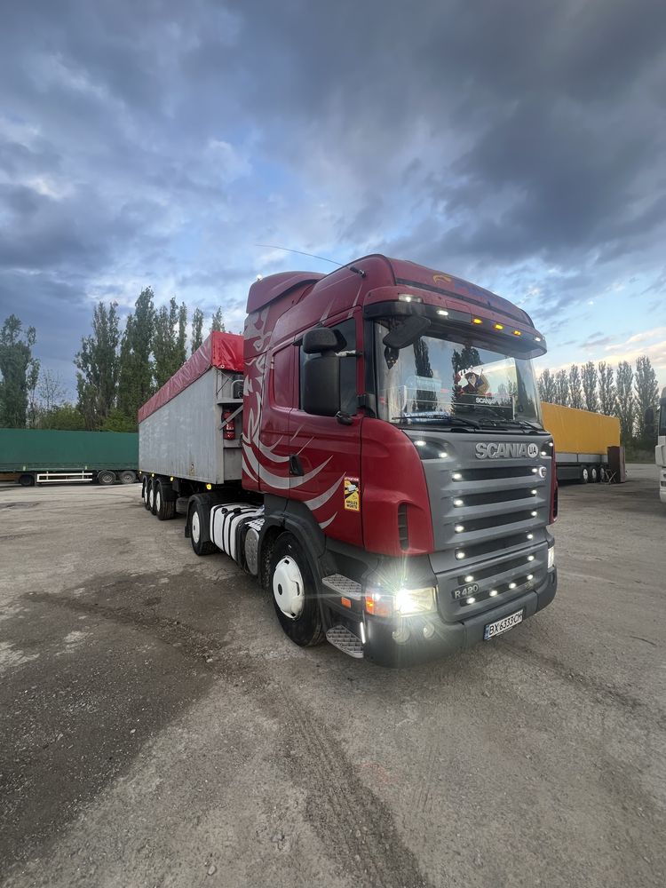 Scania R420 +STAS комплект 52куба тара 14800 з повним баком