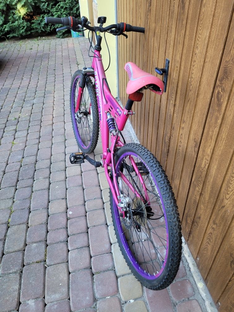 Rower damski - różowy