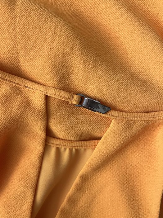 Sukienka river island pomarańczowa luźna zwiewna ramiączka