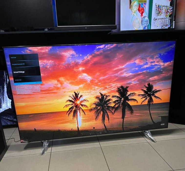 85" 4К UHD Смарт Український SAMSUNG 85CU7100 з Німеччини НОВИЙ
