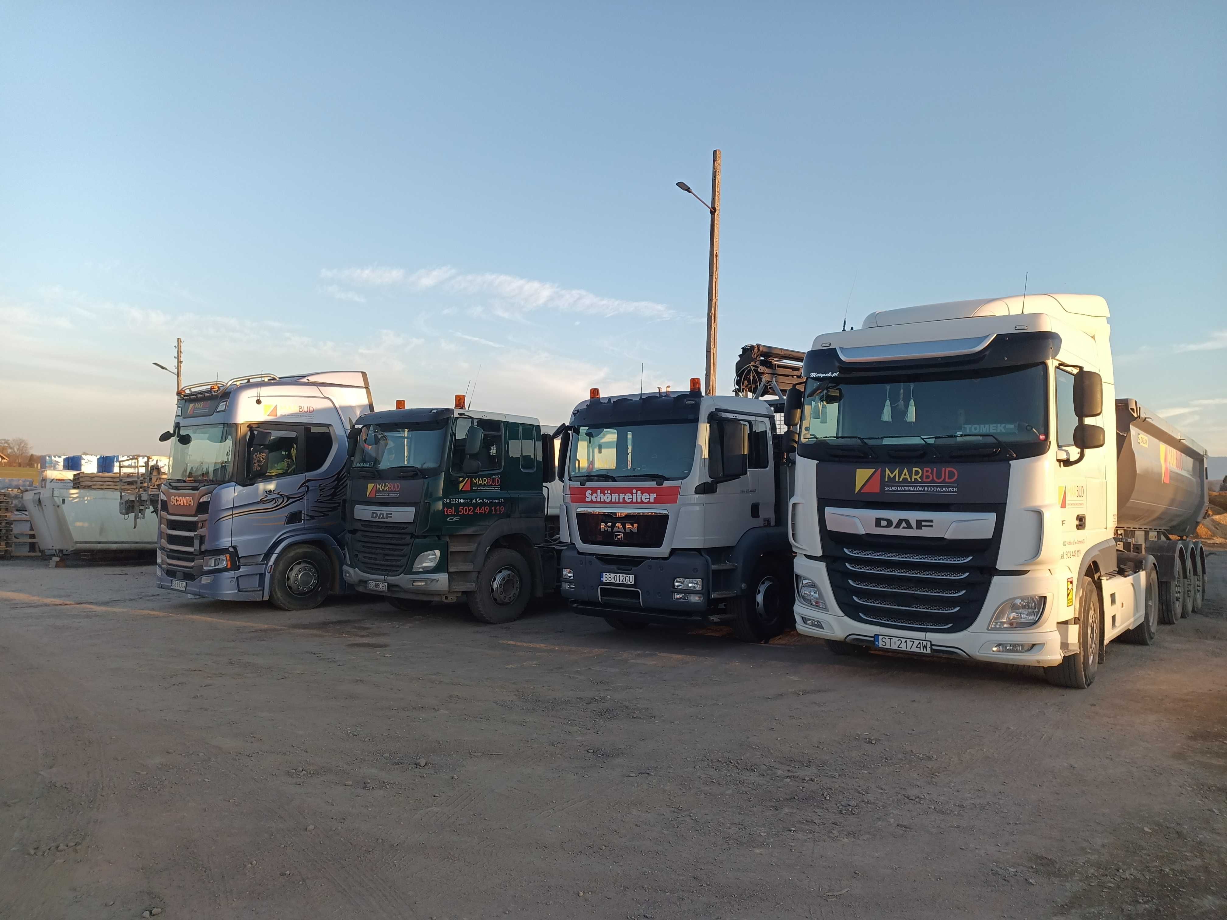 Kruszywa drogowe kliniec piasek