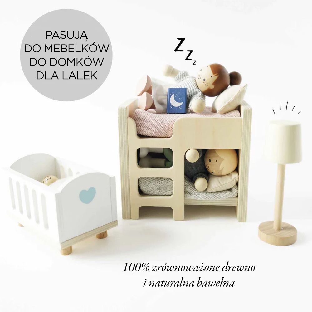 Rodzina lalek, zabawka, laleczki do domków figurki Le Toy Van