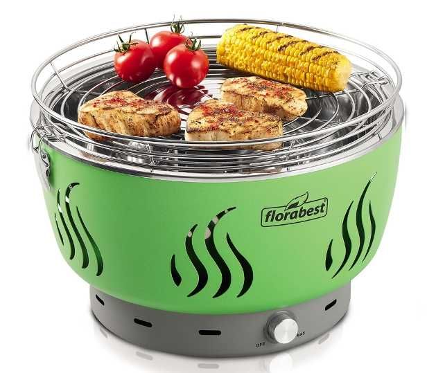 Bezdymny grill na węgiel drzewny