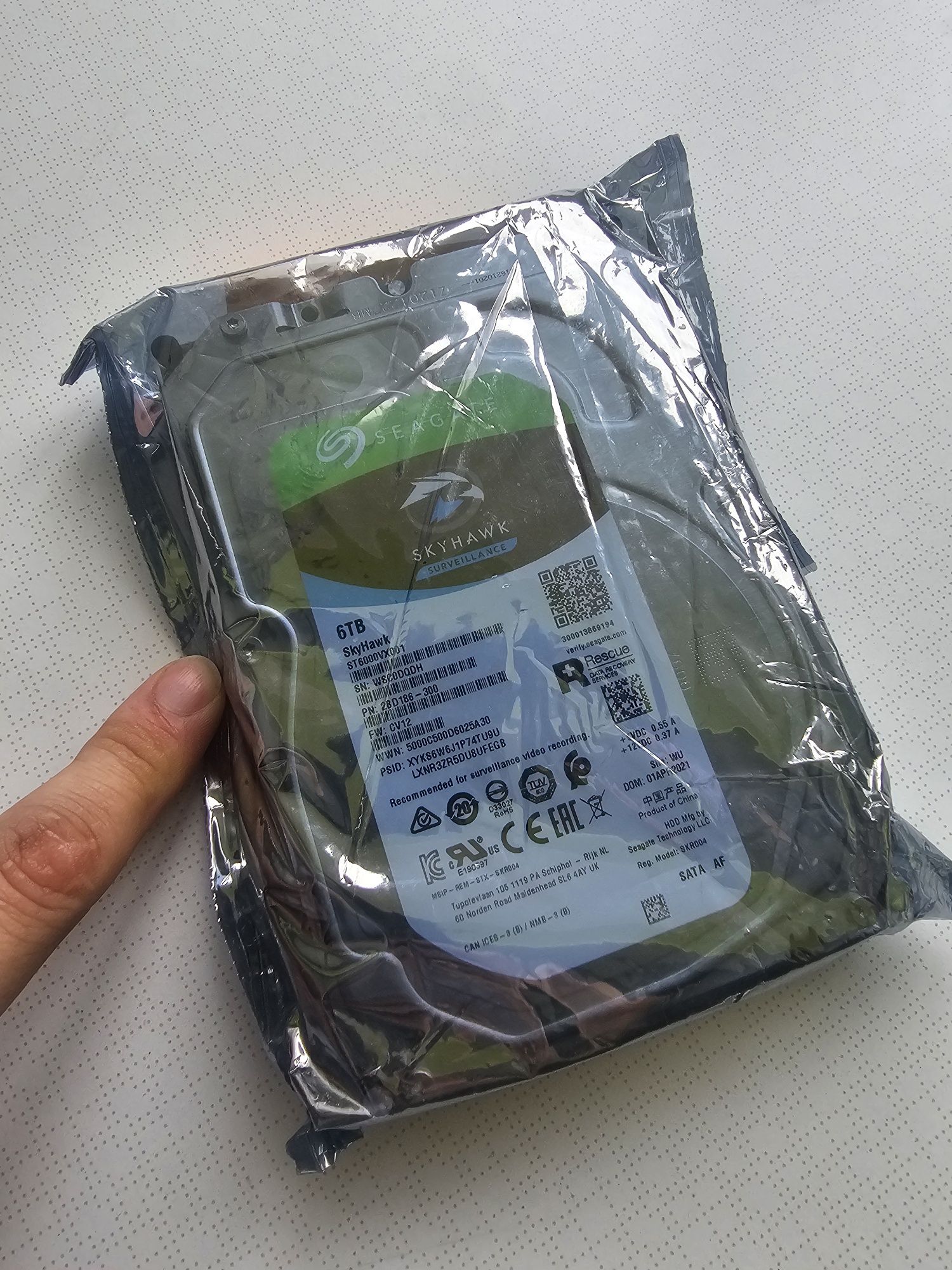 Hdd жорсткий диск WD Seagate 4tb 6tb