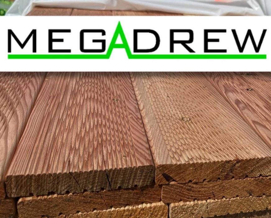 Deska tarasowa, taras - MODRZEW - Skład drewna