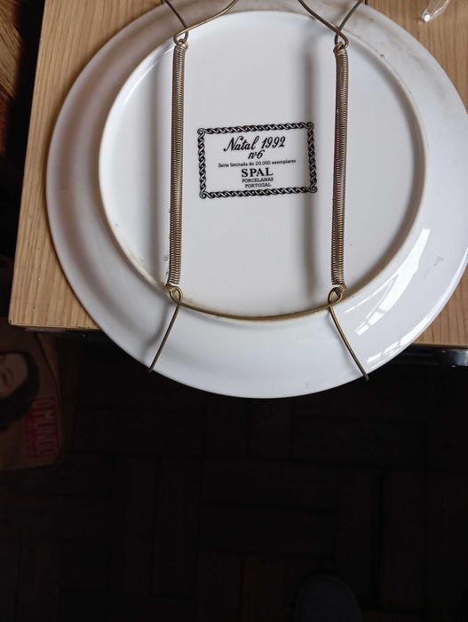 Pratos porcelana de Natal SPAL