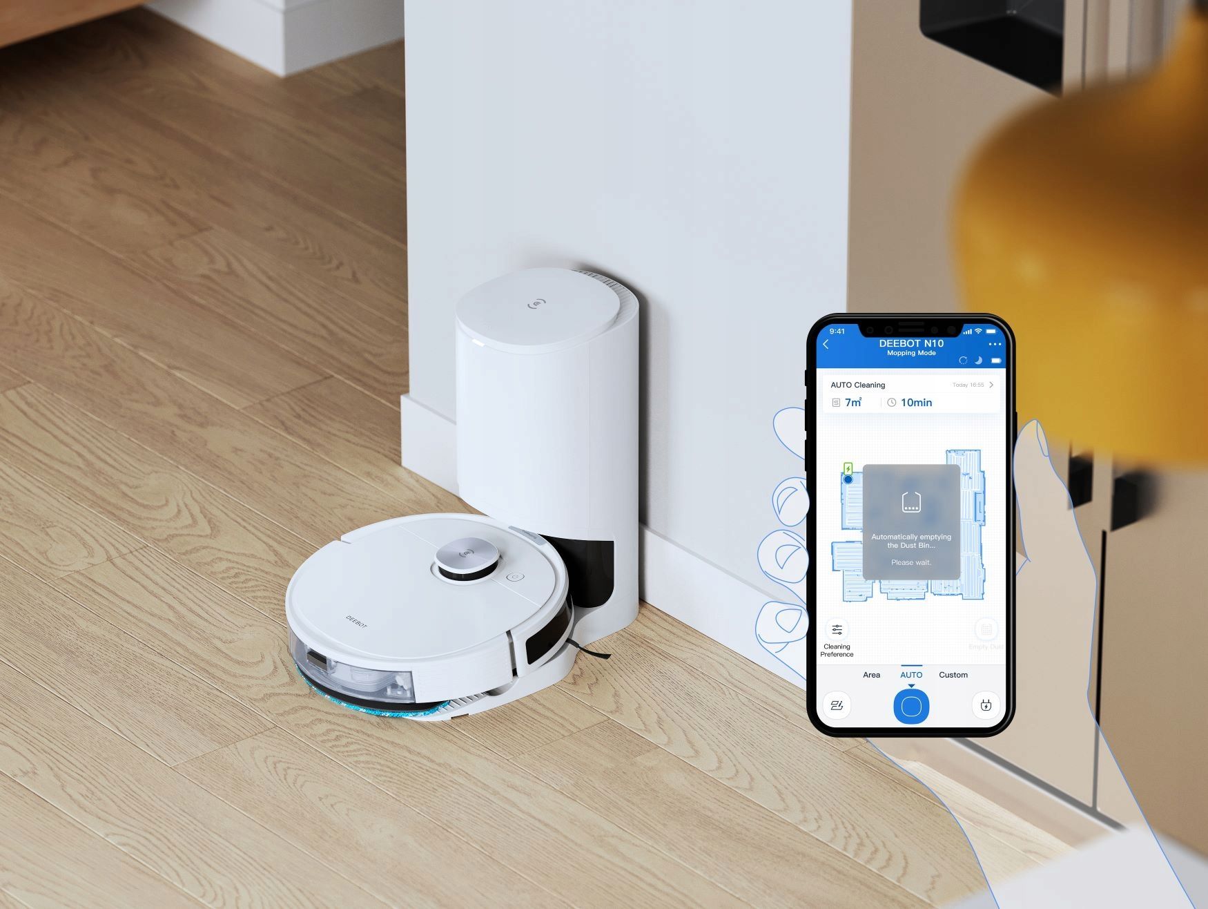 Robot sprzątający Ecovacs Deebot N10 PLUS biały