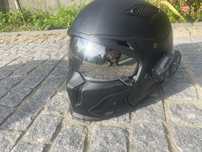 Capacete de Mota mthelmets com intercomunicador