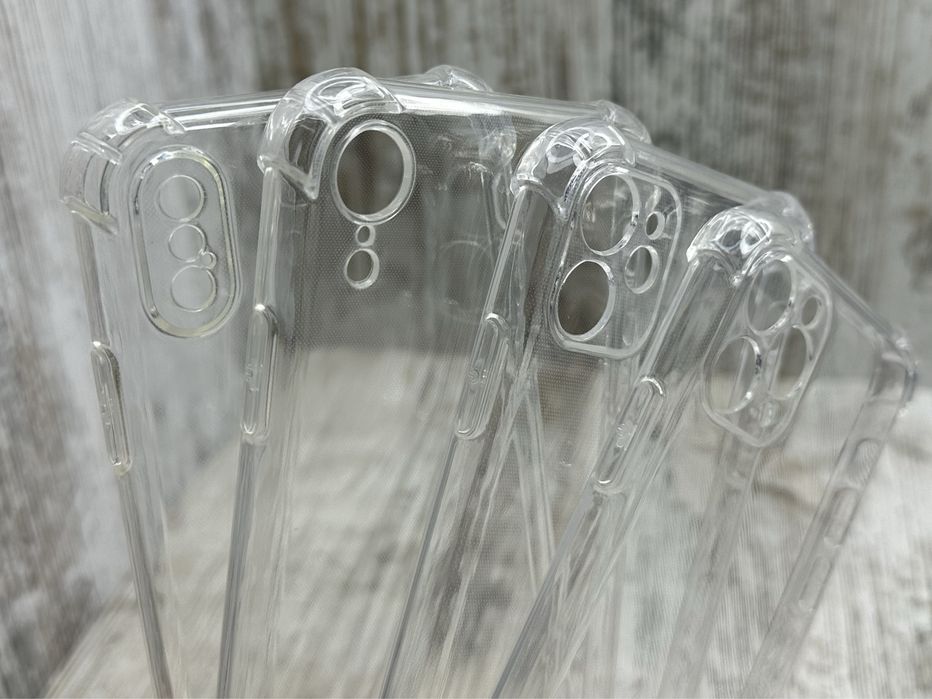 Чехол противоударный на iPhone XS/ 11/ XR Прозрачный. Чохол