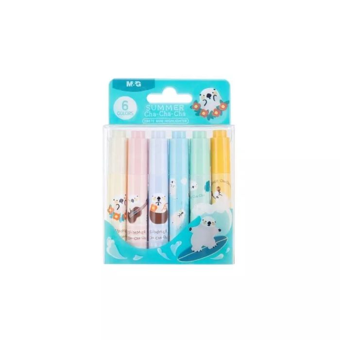 Zakreślacze mini Cha Cha MG 6 kolorów. M&G