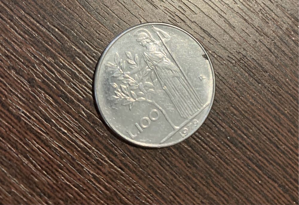 Монета 100 лір