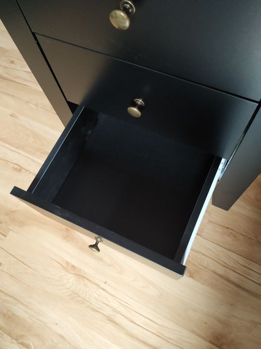 Szafka nocna mała komoda kolor czarny
