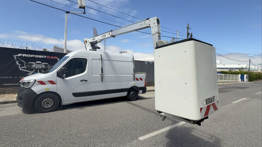 RENAULT MASTER GRUA CESTO 13.5m APENAS 85.000km ###OPORTUNIDADE###