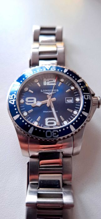 Longines HydroConquest L3.640.4  stan bdb 30BAR ze stali szlachetnej