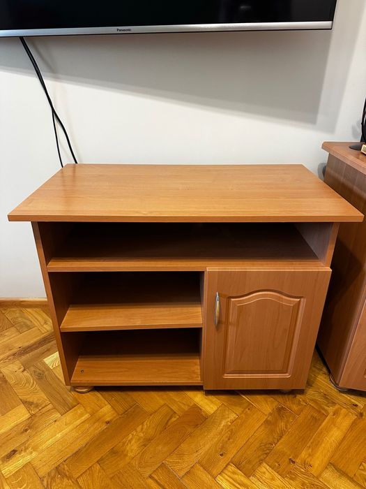 Piękna szafka RTV BODZIO olcha, półki i szafka