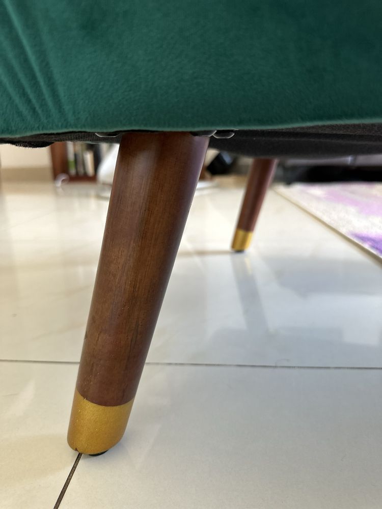 Fotel zielony - bardzo wygodny - stan idealny