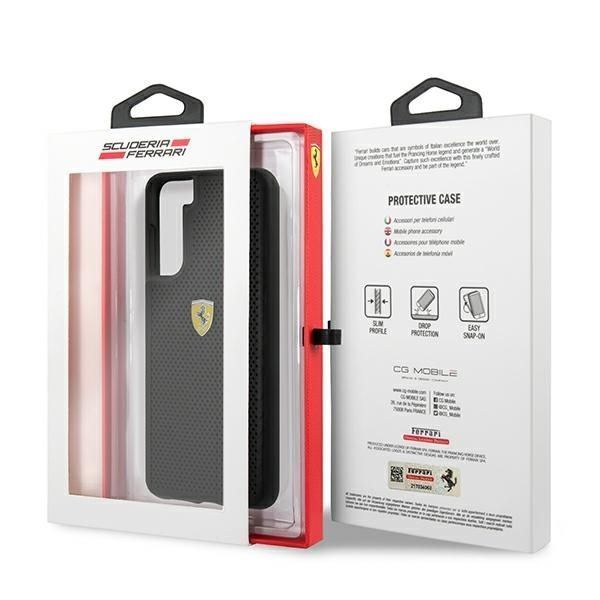 Etui Ferrari Galaxy S21+ - On Track Perforated