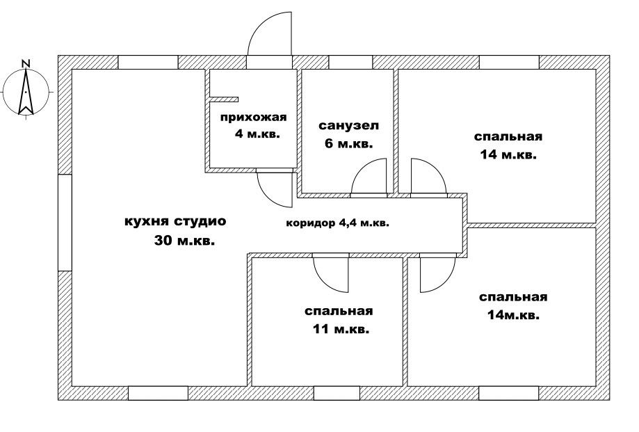 Продаж будинку від забудовника( права сторона)