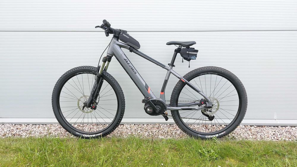 Wodoodporna sakwa rowerowa na ramę za kierownicą, mała, mocna na rzepy