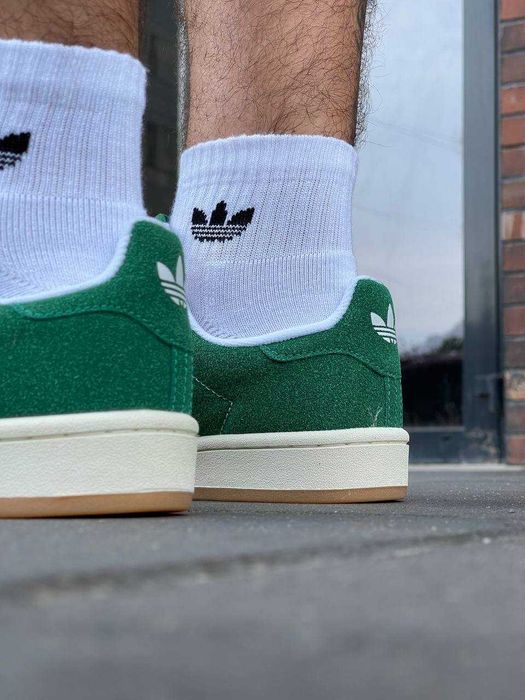 ЗНИЖКА! 44 (28 см) Adidas Campus Dark Green адідас кампус зелені кеди