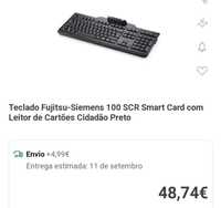 Teclado com leitor de cartões cidadão (Novo) Negociável