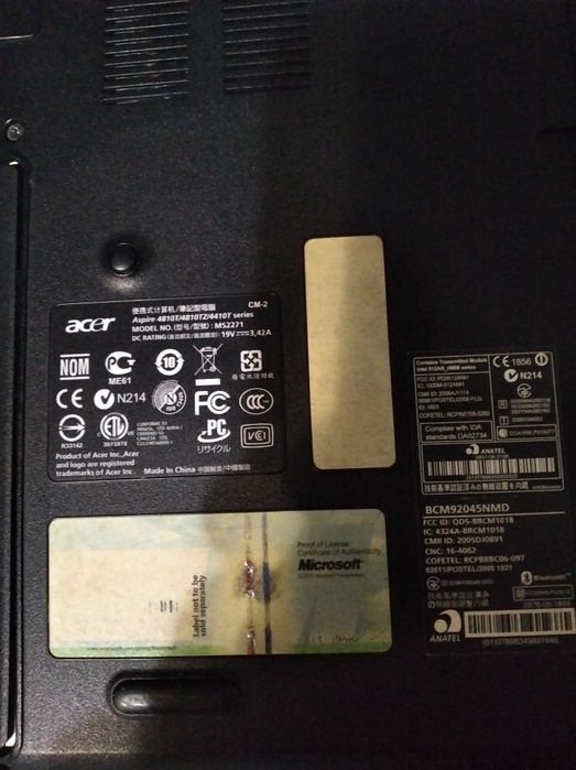 Ноутбук Acer 4810T