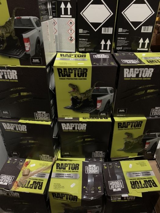 U-pol raptor 4л черное ,колеруемое,белое