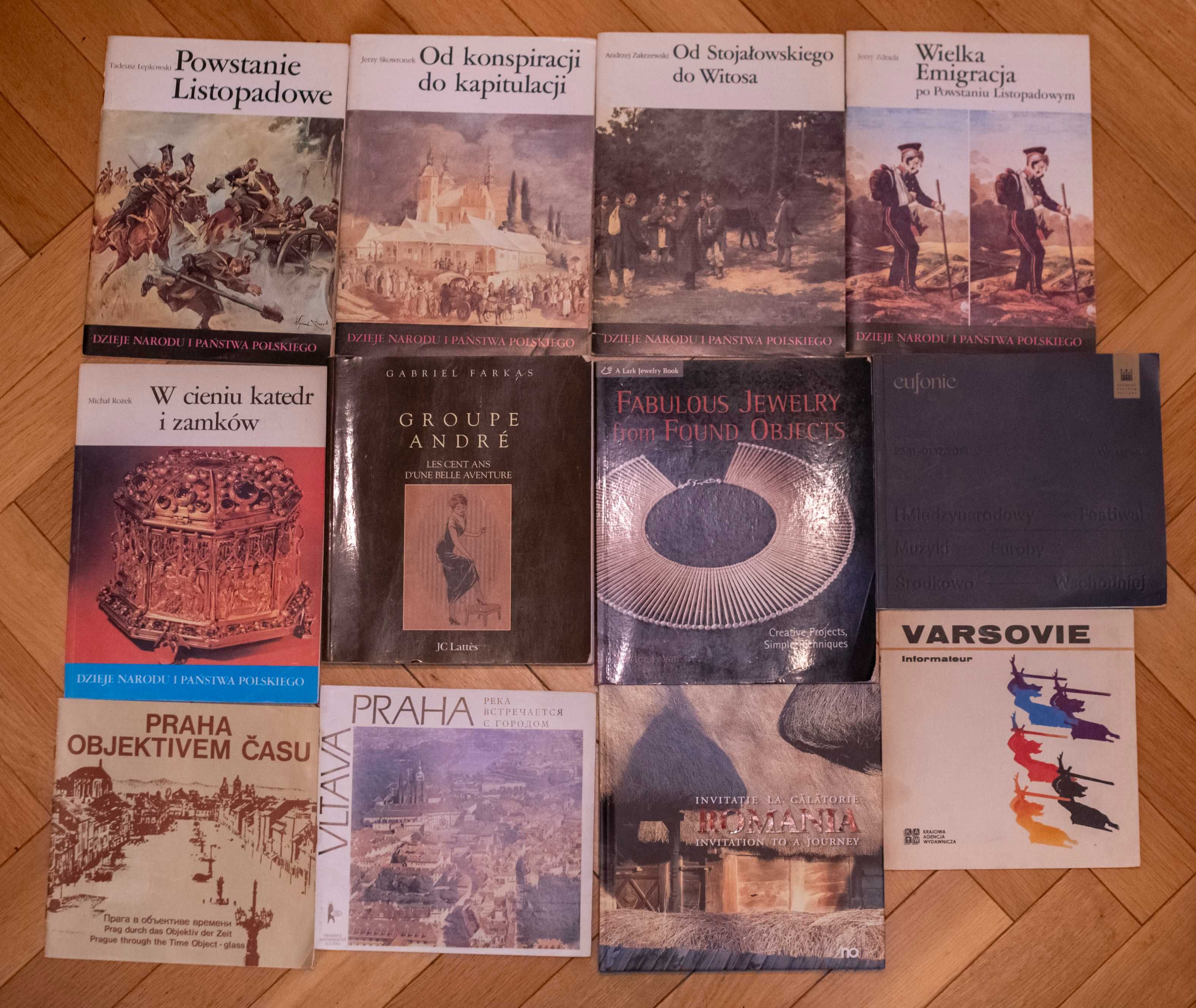 Kolekcja 26 książek Sztuka Architektura Historia Polski Albumy Zestaw