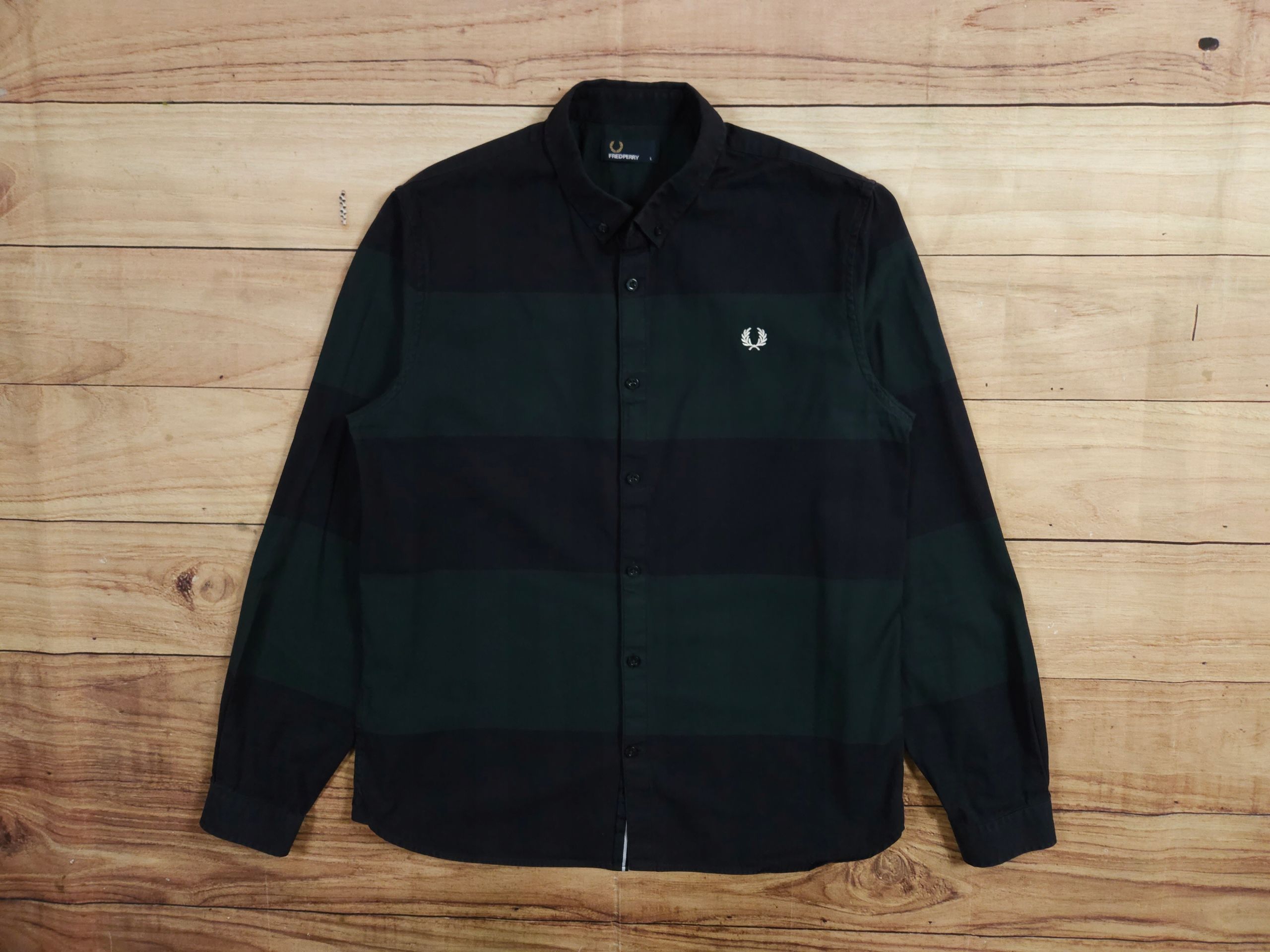 FRED PERRY Koszula Męska Logowana r. L