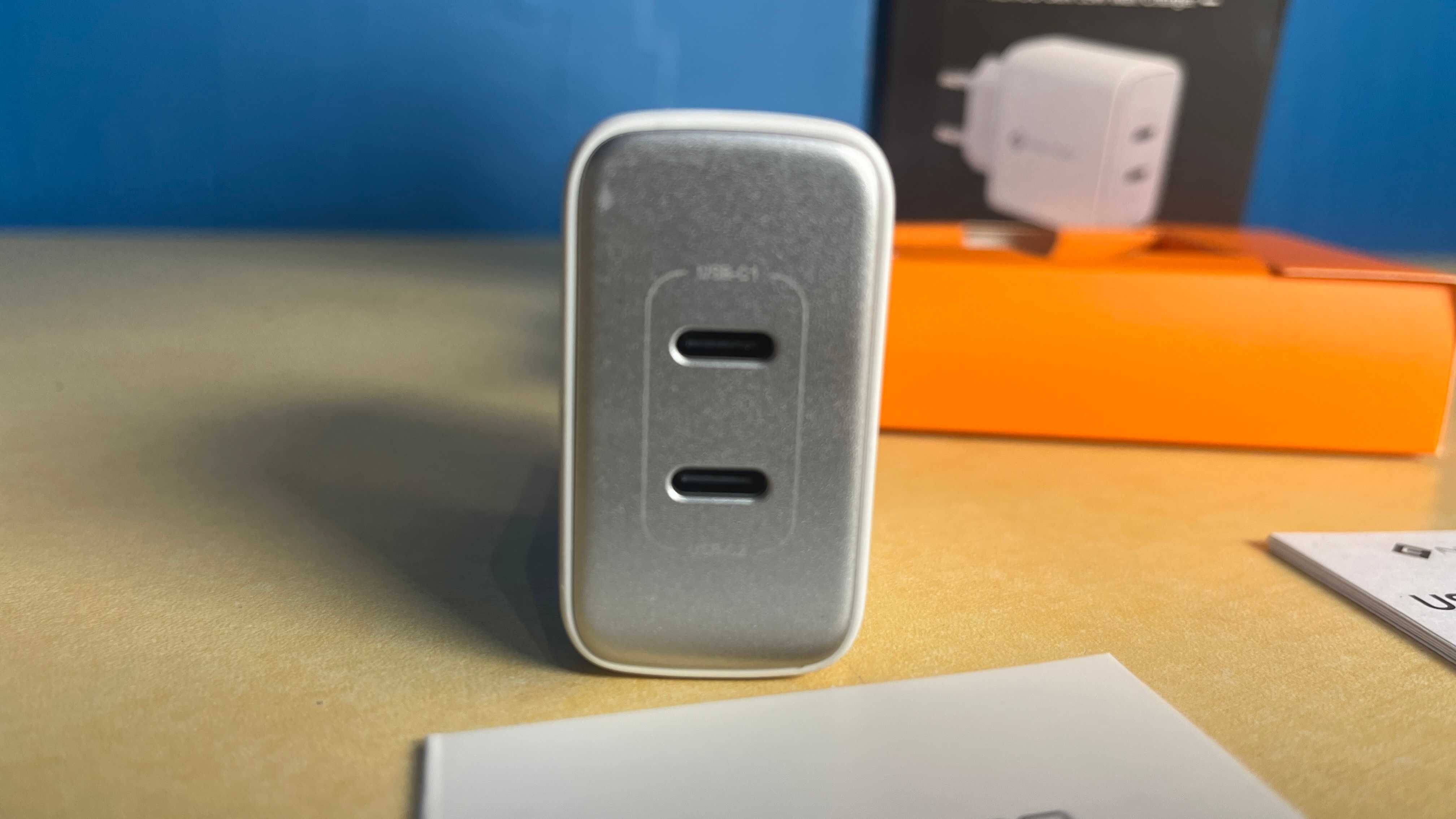 Ładowarka USB C 2porty GaN III, do MacBooka Air, iPad Pro,iPhone spp33