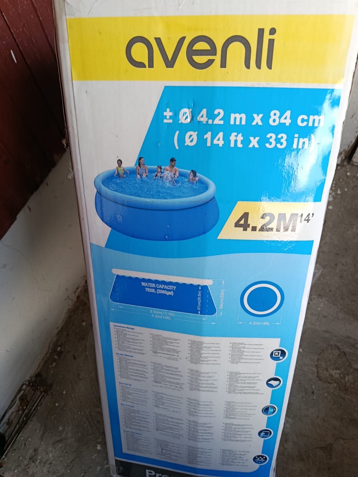 Basen 42mX84cm stan idealny raz użyty!