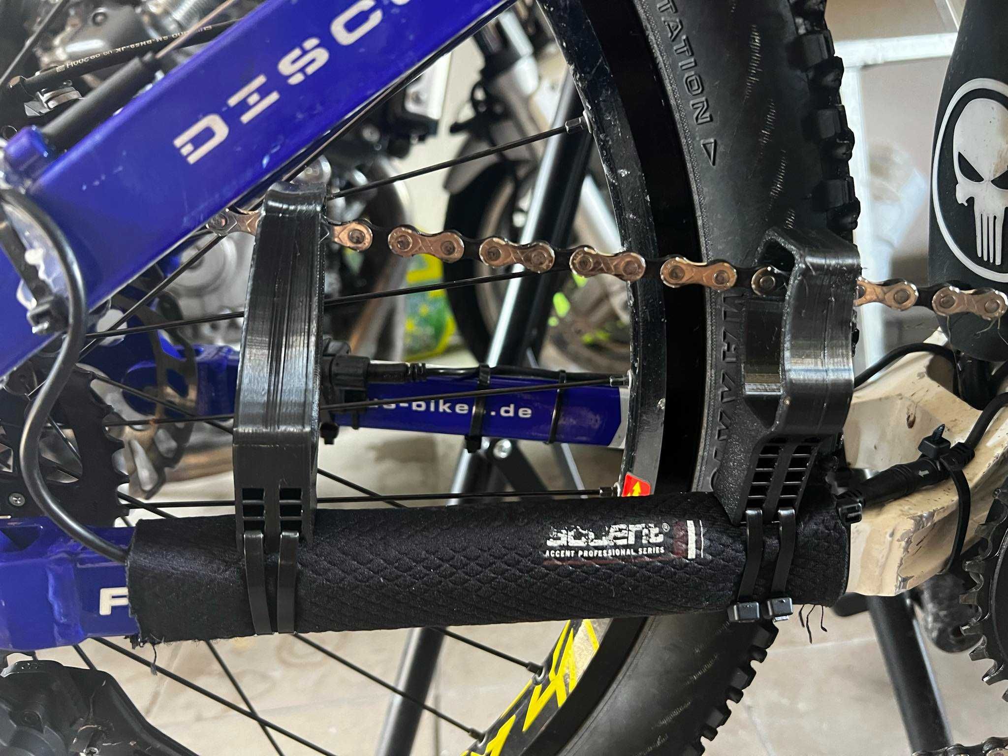 Wyciszacz łańcucha do roweru (jak STFU bike)