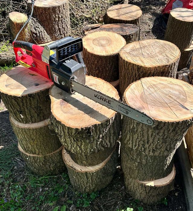 PIŁA ŁAŃCUCHOWA PILARKA Elektryczna Łańcuchowa Do Cięcia Drzewa 45cm