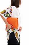 Сумка desigual клатч помаранчева оранжевая