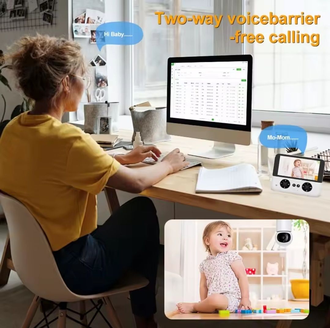 Відеоняня Baby Monitor C5 з поворотною камерою 4.3" екран