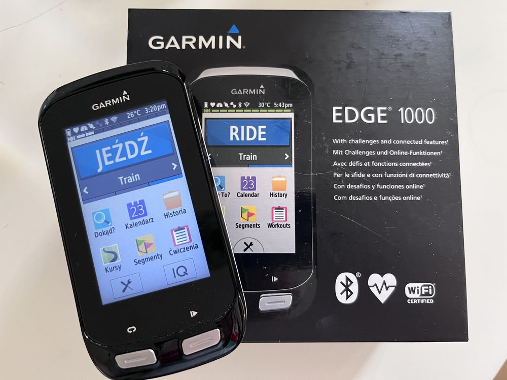 Garmin Edge 1000 Bundle (uchwyt i komplet czujników ANT+)