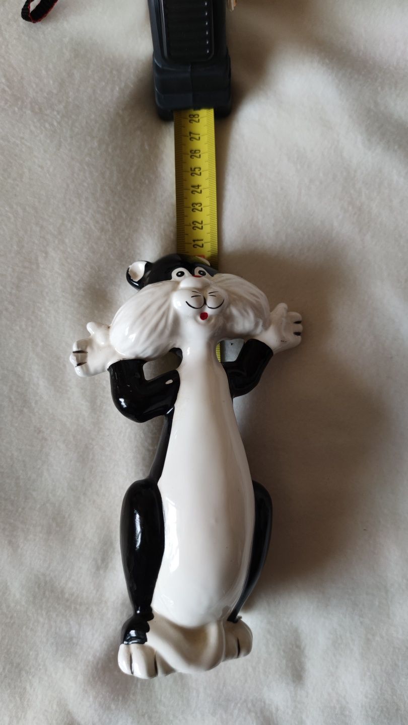 Figurka Kot Sylwester zwariowane melodie ceramika